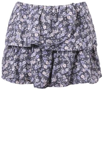 Saia 284 Babados Floral