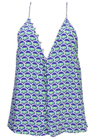 Regata A.Brand Estampada Azul/Verde