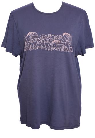 Camiseta Abercrombie & Fitch Waves Azul