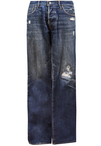 Calça Jeans Abercrombie & Fitch Rasgos Azul