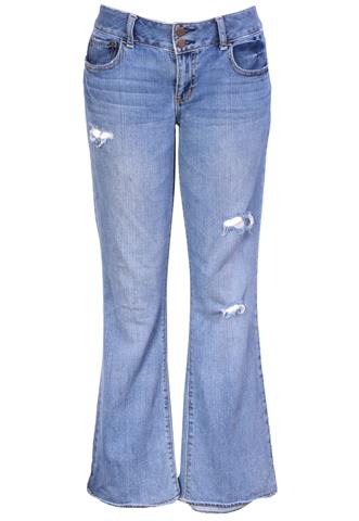 Calça Jeans American Eagle Destroyed Azul