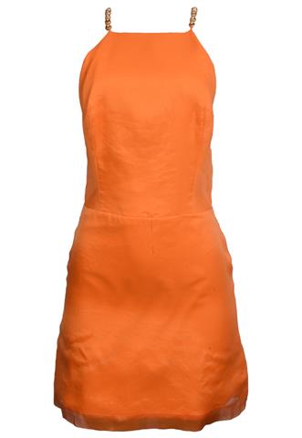 Vestido Agilità Seda Laranja