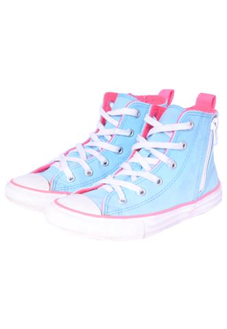 Tênis All Star Cano Alto Azul/Rosa