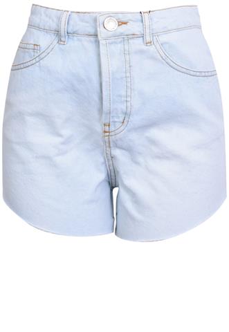 Shorts Jeans Amaro Botões Azul