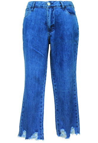 Calça Jeans Amaro Cropped Azul