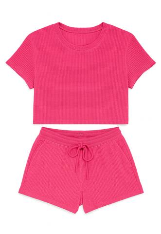 Conjunto Ana Gonçalves Soltinho Rosa