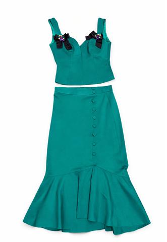 Conjunto Anne Fernandes Pedraria Verde