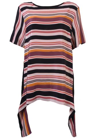 Blusa Animale Listras Colorida