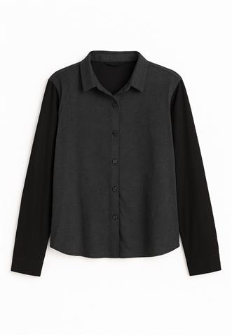 Camisa Animale Oversized Preta