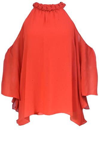 Blusa Animale Seda Laranja