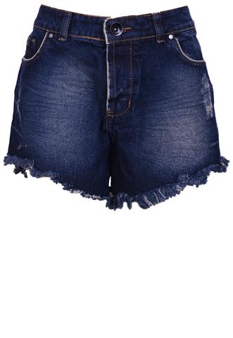 Short Animale Ripped Azul