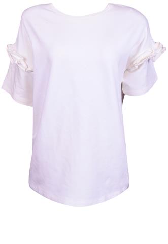 Blusa Animale Babados Off White