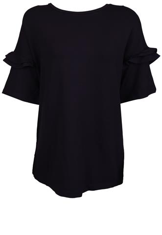 Blusa Animale Babados Preta