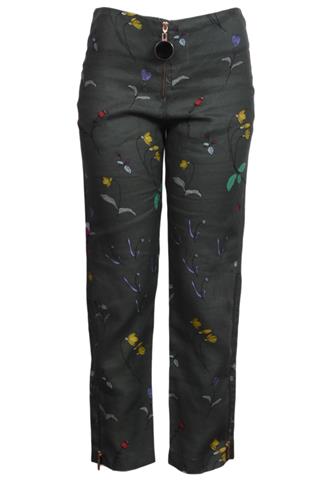 Calça Animale Floral Verde