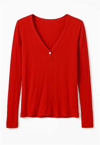 Blusa Animale Manga Longa Laranja