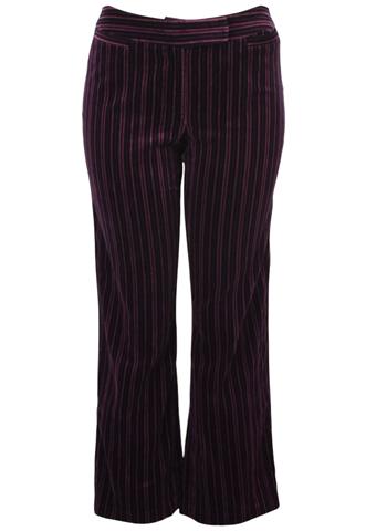Calça Ann Taylor Veludo Roxa