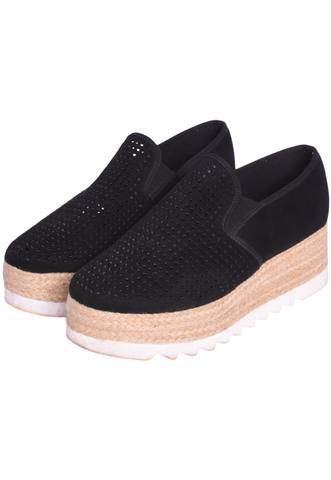 Mocassim Arezzo Slip On Preto