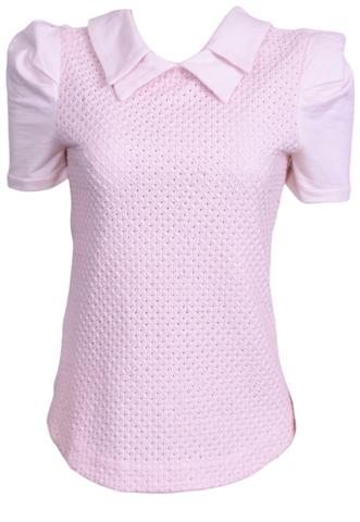 Blusa Antix Botões Rosa