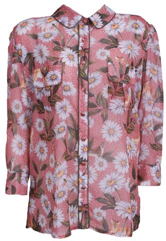 Camisa Antix Margarida Rosa