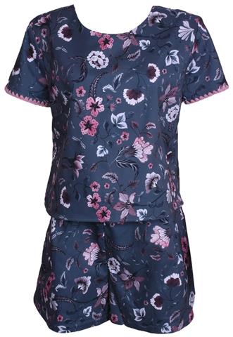 Conjunto Antix Floral Azul