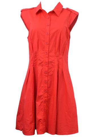 Vestido Antix Camisa Vermelha
