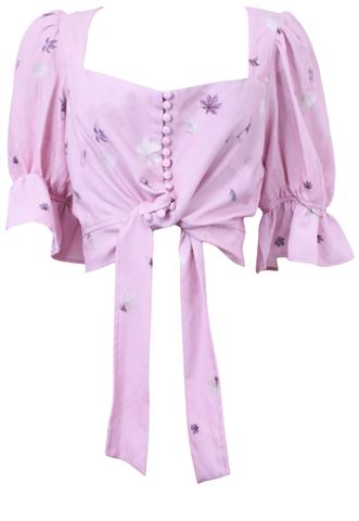 Blusa Antix Floral Rosa
