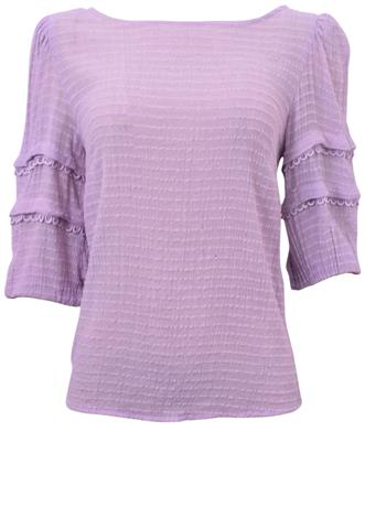 Blusa Antix Babados Lilás