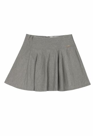 Saia Bobby Lulu Brilho Cinza