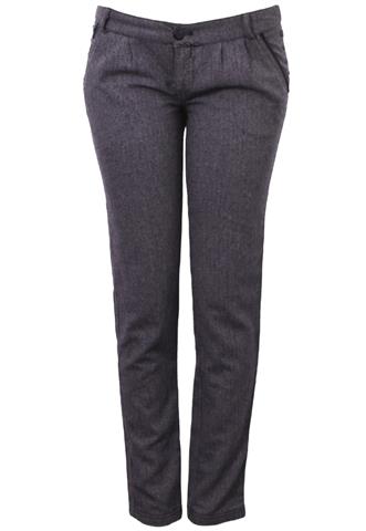 Calça Bershka Lã Cinza