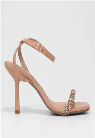 Sandália Beira Rio Brilho Nude