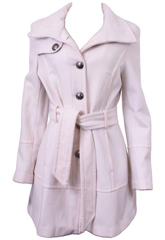 Casaco Black Rivet Sobretudo Branco