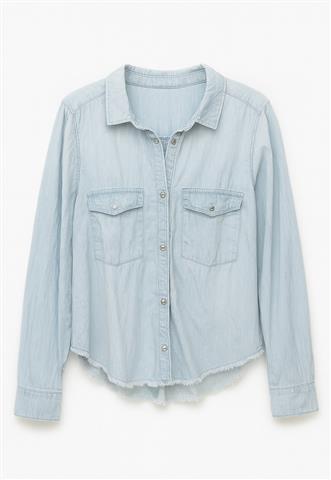 Camisa BÔ.BÔ Jeans Azul