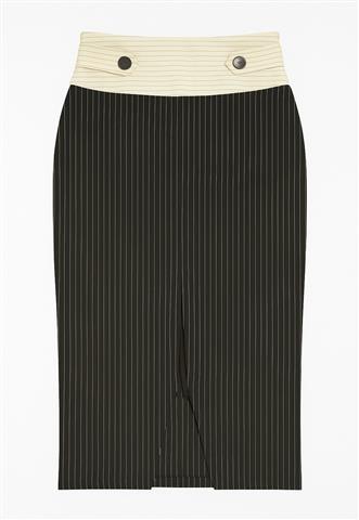 Saia BÔ. BÔ Risca de Giz Preta/Branca