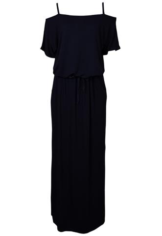 Vestido Basic One Fenda Preto