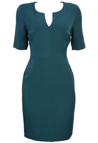 Vestido Banana Republic Liso Verde