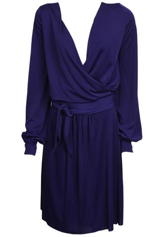 Vestido Bobstore Transpassado Azul