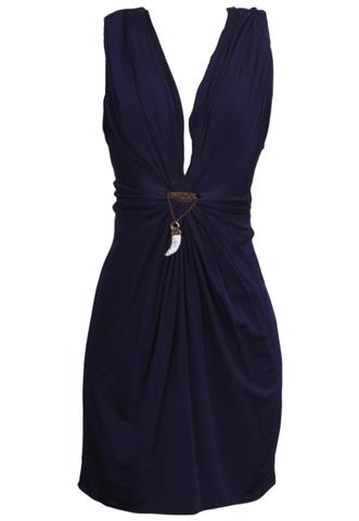 Vestido Caos Pimenta Azul