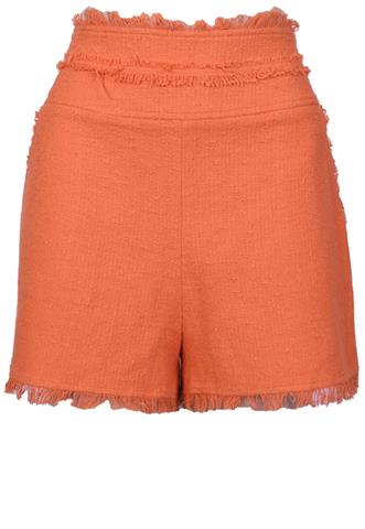 Short Canal Liso Laranja