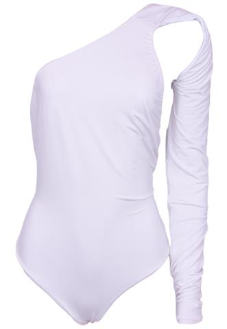 Body Closet Feminino Manga Única Branco
