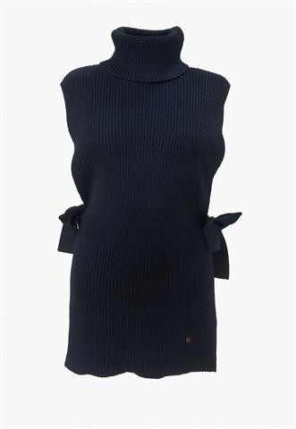 Colete Carolina Herrera Gola Alta Azul