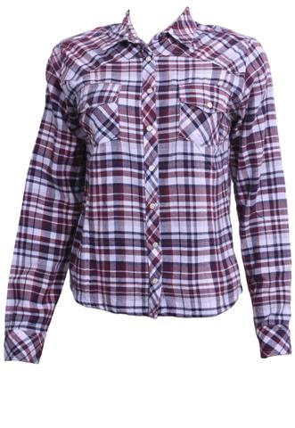 Camisa Calvin Klein Xadrez Bordo