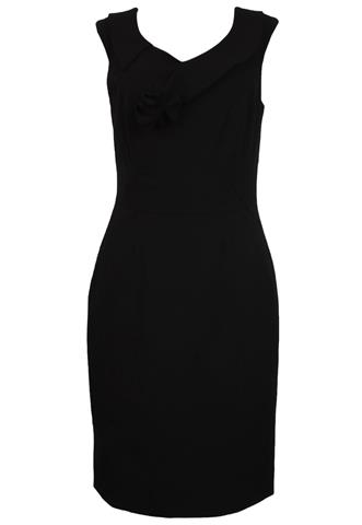 Vestido Calvin Klein Liso Preto