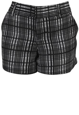 Shorts Calvin Klein Estampado Preto