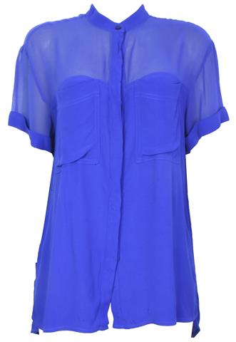Camisa Colcci Lisa Azul