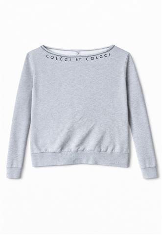 Blusa Colcci Ombro a Ombro Cinza