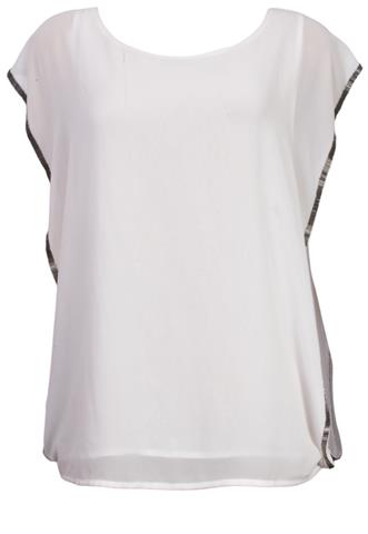 Blusa Cortelle Lisa Branca