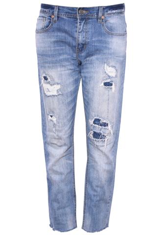 Calça Jeans Cotton On Destroyed Azul