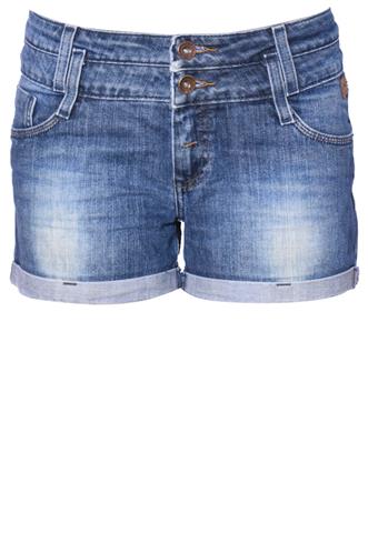 Short Jeans Damyller Estonado Azul