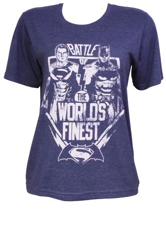 Camiseta Dc Comics Heróis Azul