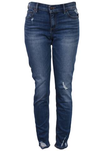 Calça Diesel Jeans Rasgado Azul